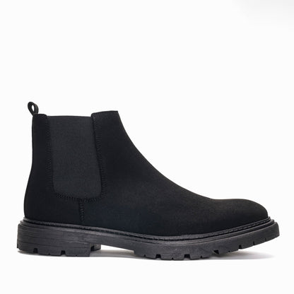 Men's Vegan Chelsea Boots Faber Black - Second Life