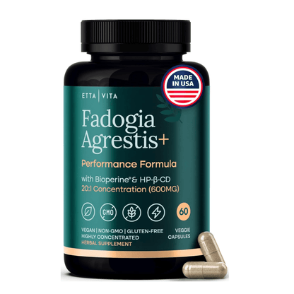 Organic Fadogia Agrestis 600mg for Natural Test Support - Vegan America