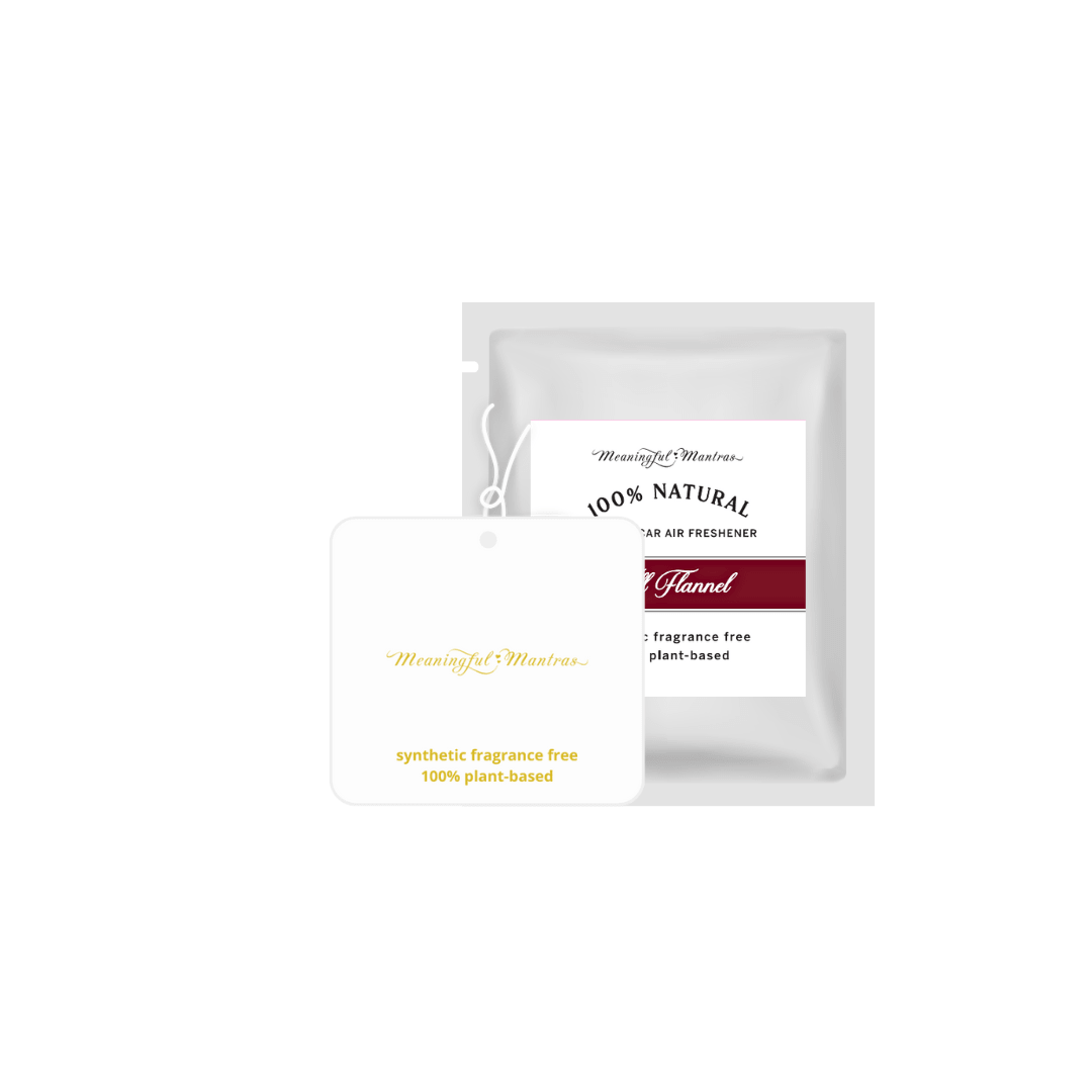 Fall Flannel 100% Non - Toxic Natural Car Air Freshener - Vegan America