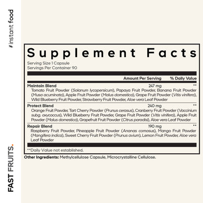 Instantfood Fast Fruits Vitamins