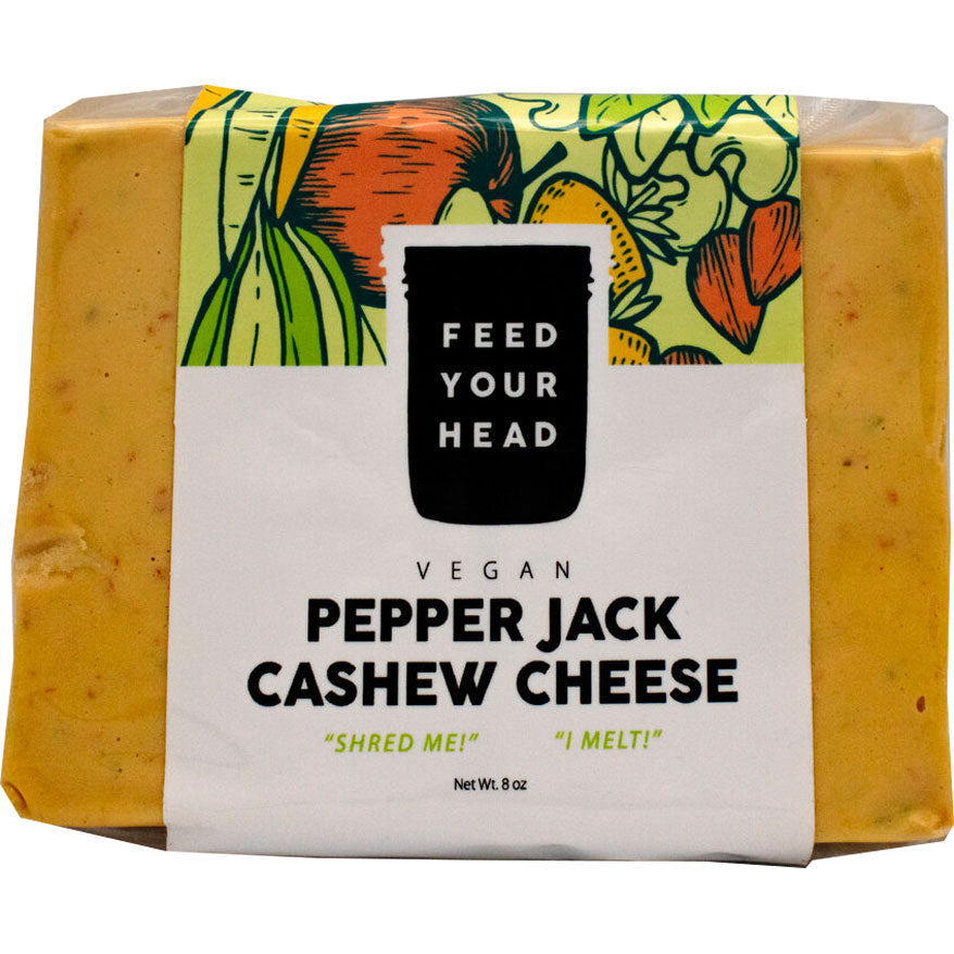 Feed Your Head - Vegan Pepper Jack Cashew Cheese, 8oz