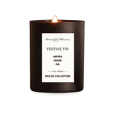 Festive Fir Natural Candle 10oz Shiloh Collection - Vegan America