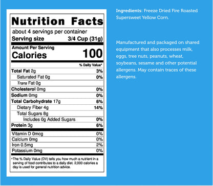 Freeze Dried Corn - Plain