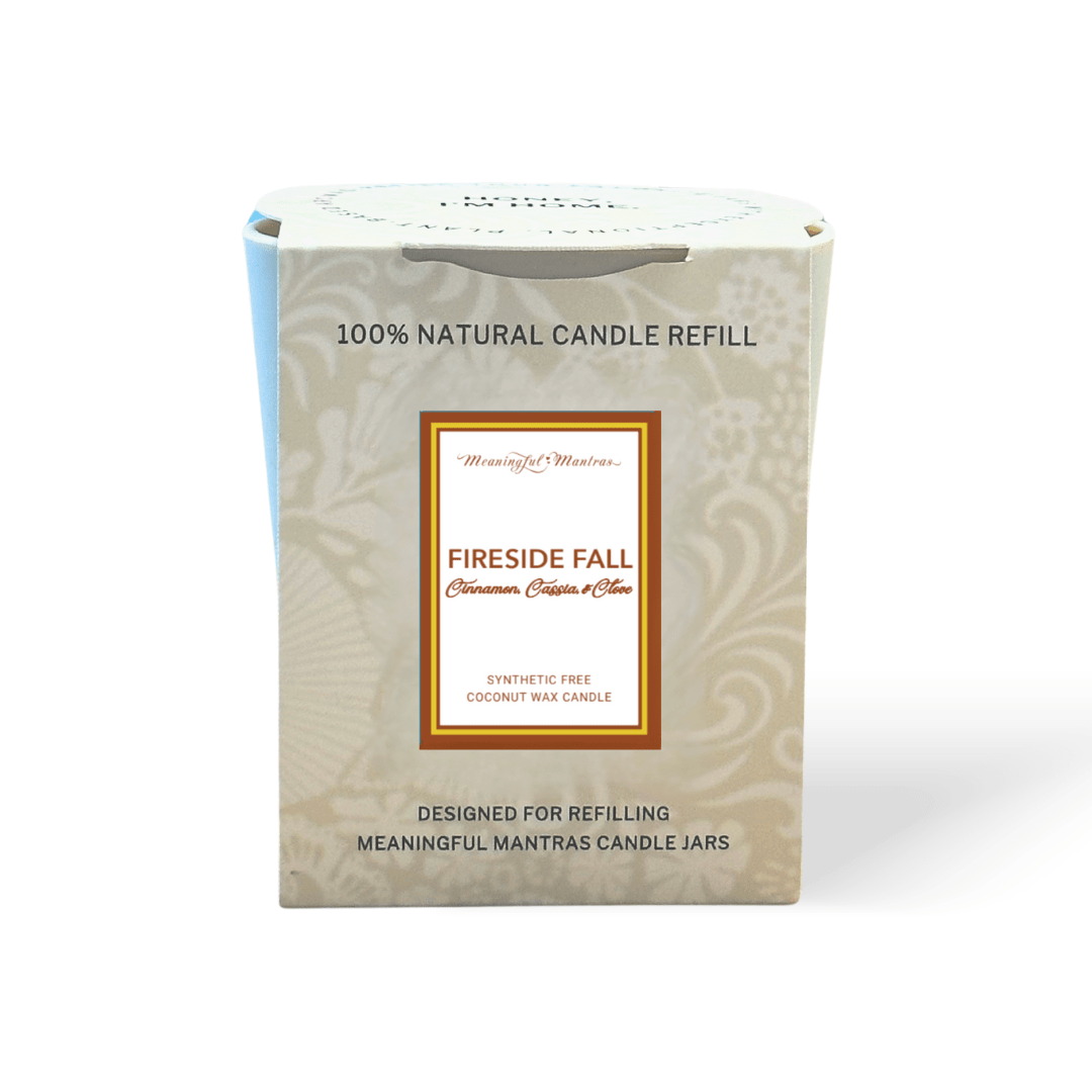 Fireside Fall Candle 8oz Kaia Collection Refill - Vegan America