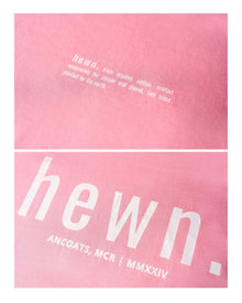 Men's Organic Cotton Signature Oversized T-Shirt | Flamingo Pink