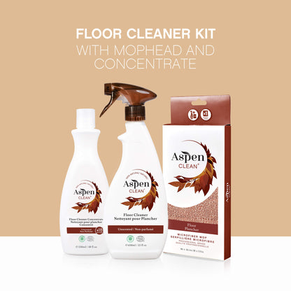 AspenClean Concentrated Floor Cleaning Kit