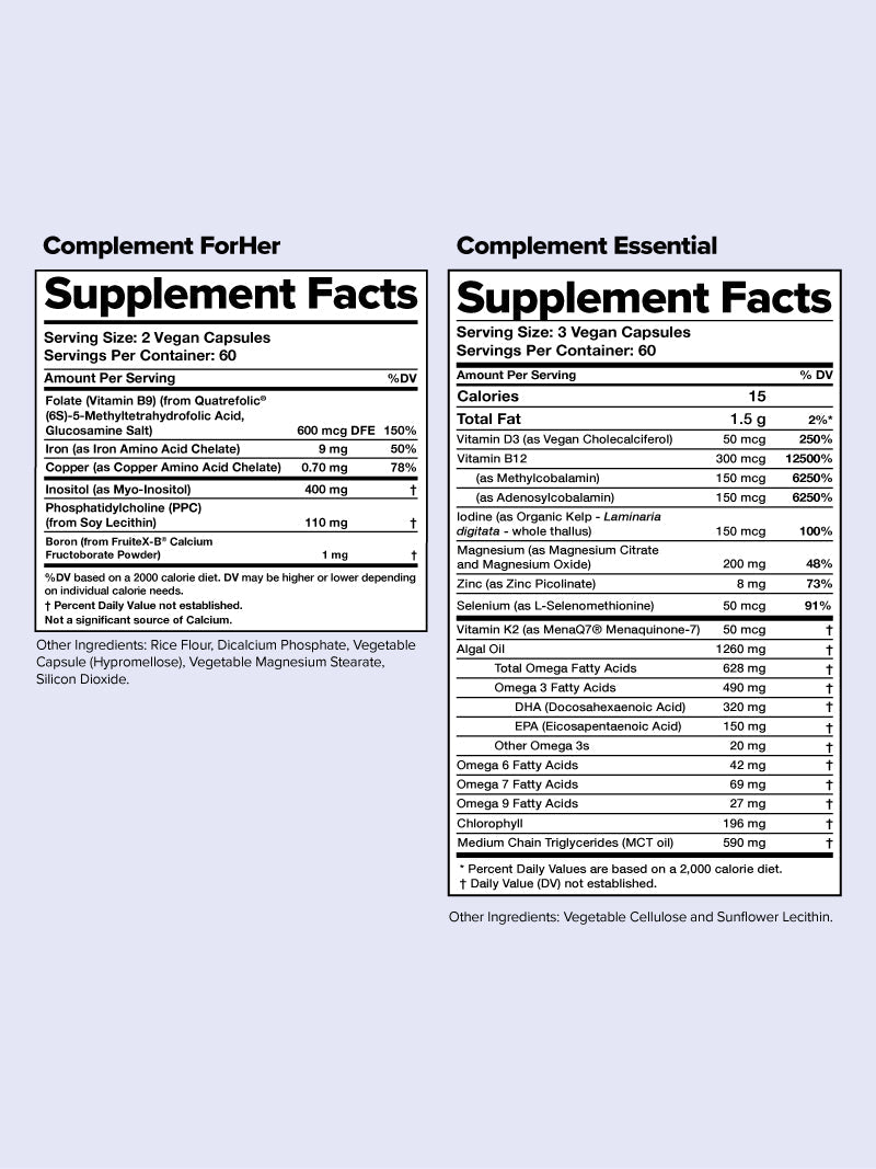 COMPLEMENT® ForHer Essential System - Vegan America