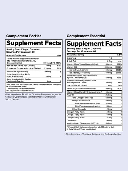 COMPLEMENT® ForHer Essential System - Vegan America