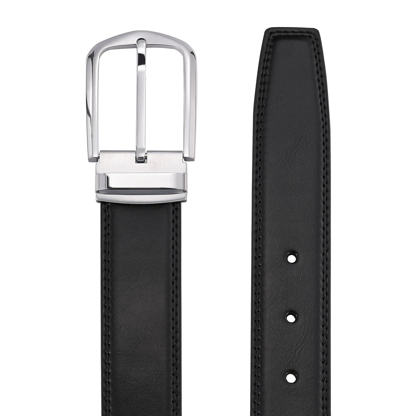 Forward SS - Cut to Fit Vegan Belt - Silver Buckle - Vegan America