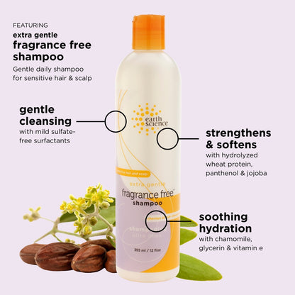 Fragrance Free Shampoo 12 fl. oz.