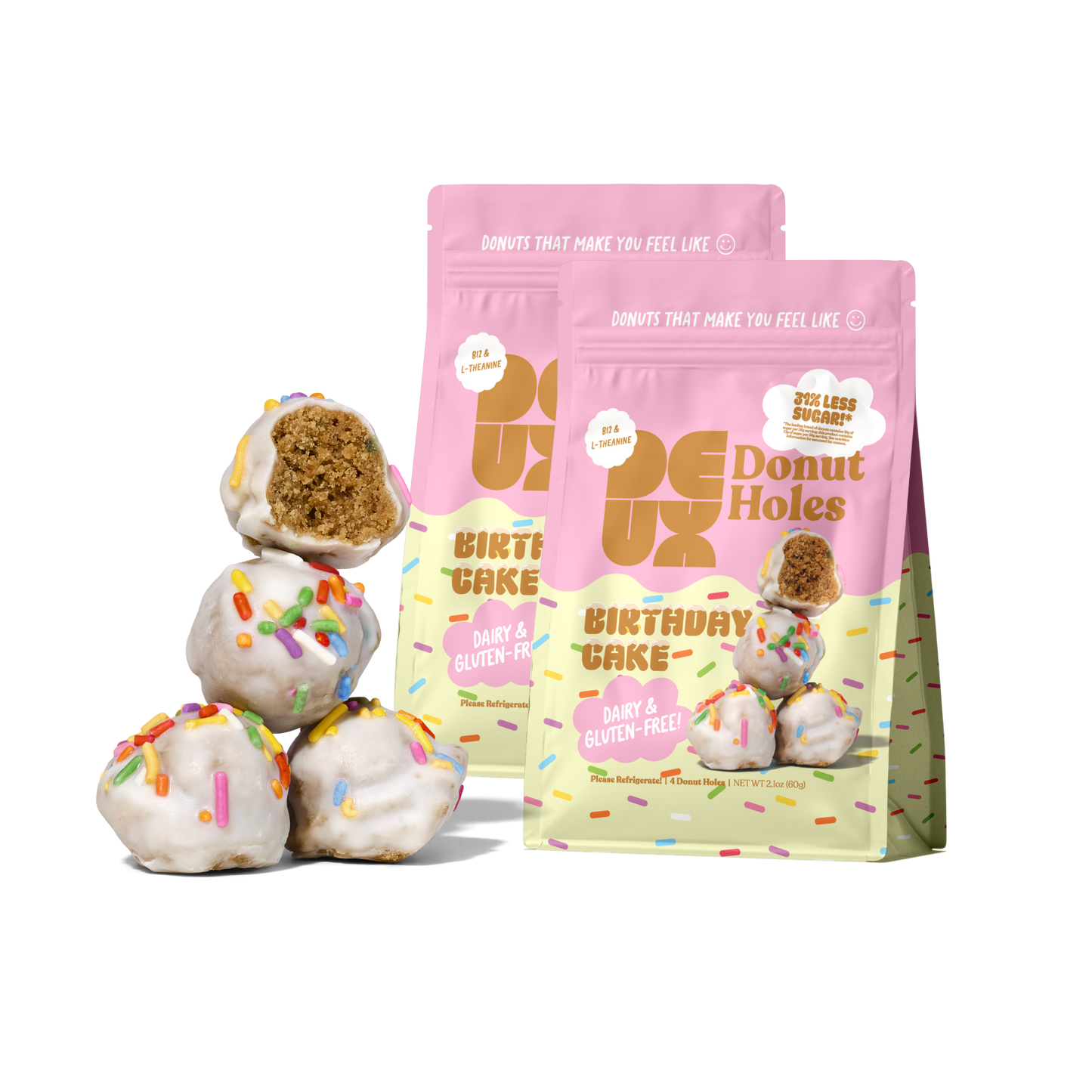Birthday Cake Donuts Pack of 6, 40% SALE