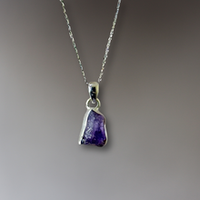 Freeform Gemstone Pendant - Amethyst