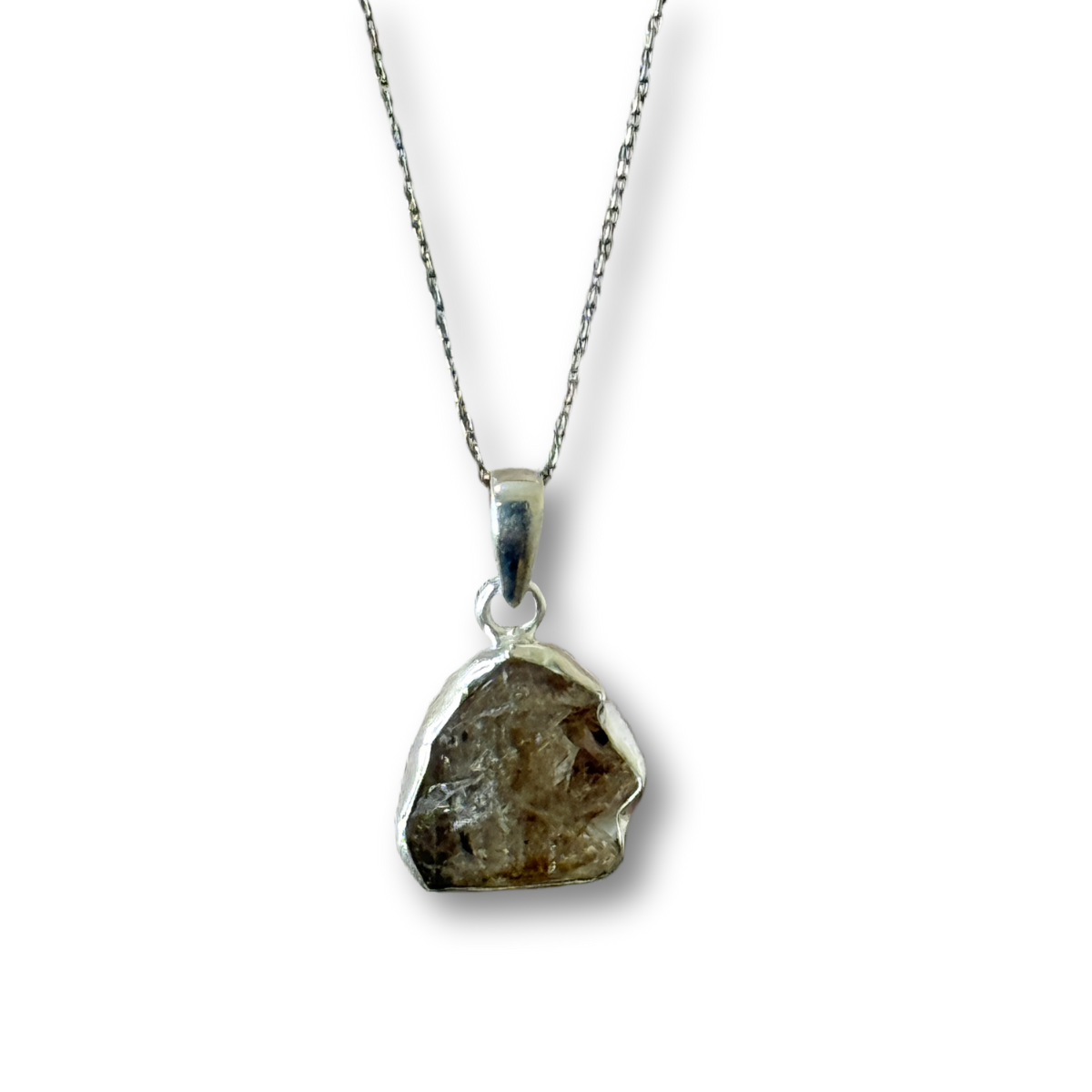 Freeform Gemstone Pendant - Herkimer Diamond