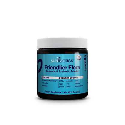 FRIENDLIER FLORA - PROBIOTIC & PREBIOTIC POWDER - Vanilla - Vegan America