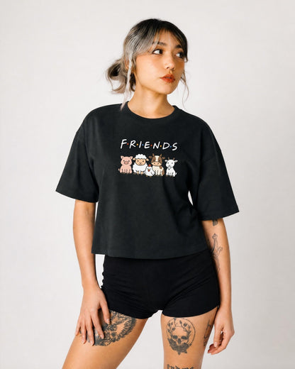 Friends Women's Boxy T-Shirt - Vegan America