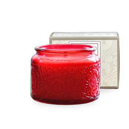 Frosted Cranberry Natural Candle 4oz Ellie Collection - Vegan America