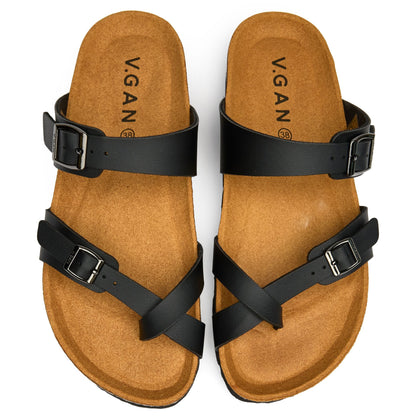 Garlic Comfort Footbed Sandals - Vegan America
