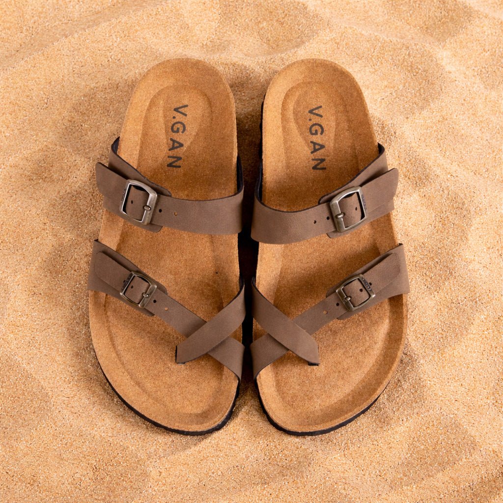 Garlic Comfort Footbed Sandals - Vegan America