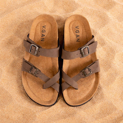 Garlic Comfort Footbed Sandals - Vegan America