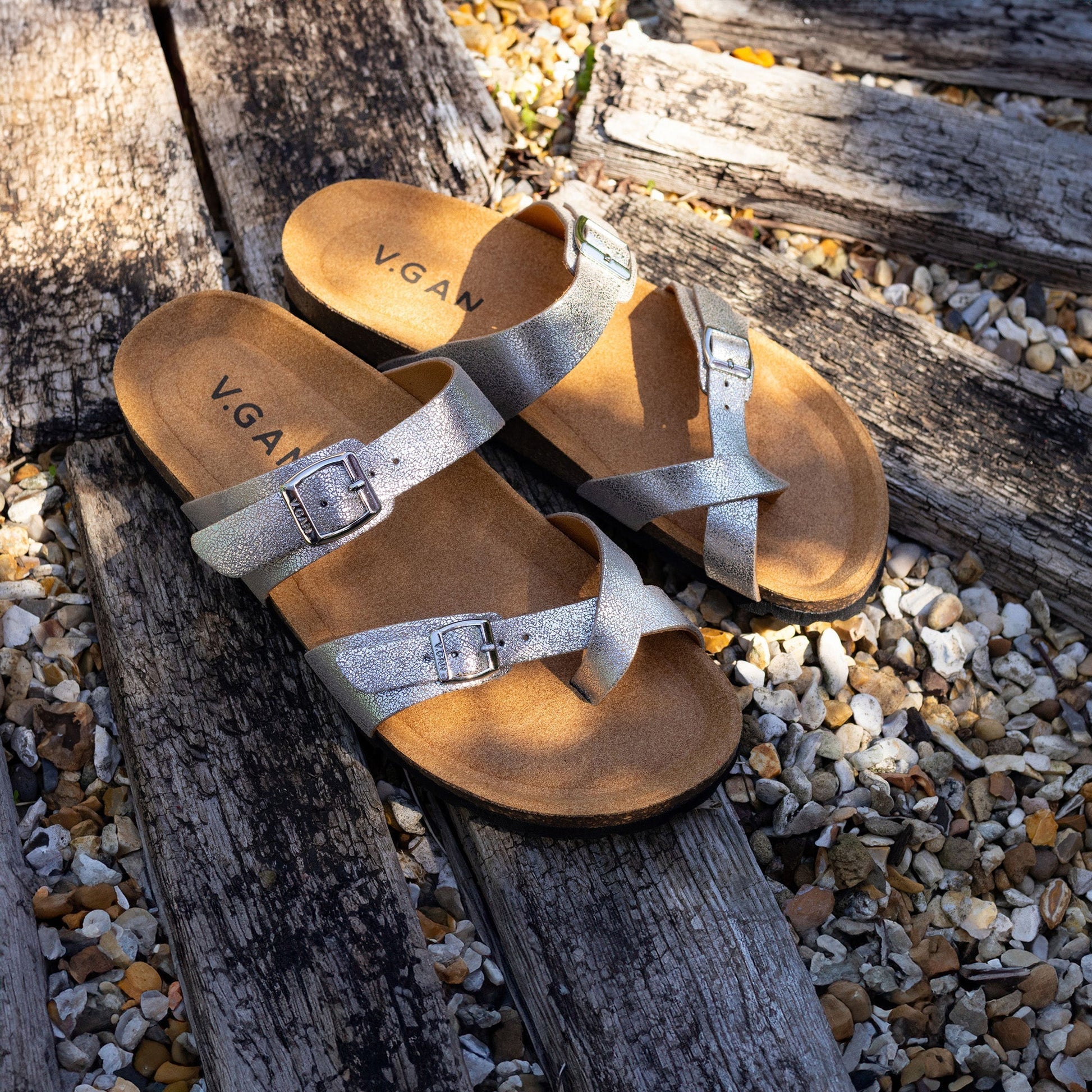 Garlic Comfort Footbed Sandals - Vegan America