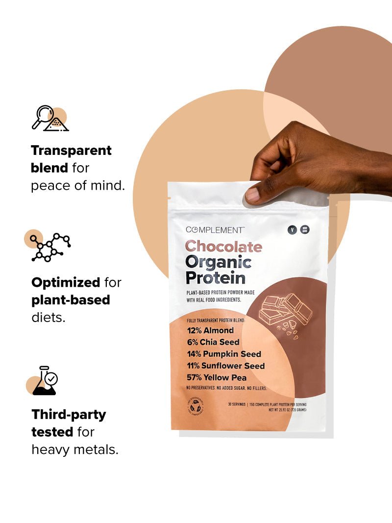COMPLEMENT® Organic Plant - Based Protein - Chocolate - Vegan America