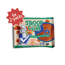 Gluten Free and Plant - Based Traditional Caramel Organic Stroopwafels (6x 2 - pack - 12 total) - Vegan America