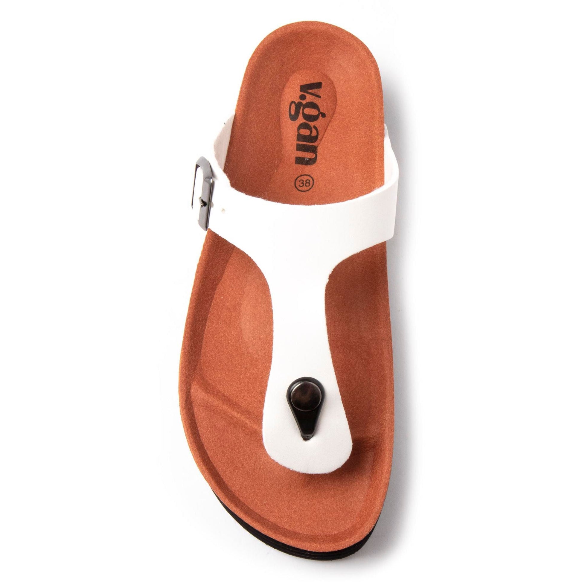 Grape Footbed Sandals - Vegan America
