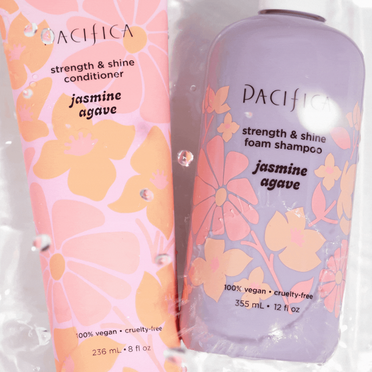 Jasmine Agave Strength + Shine Foaming Shampoo