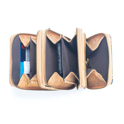 Cork Wristlet / Crossbody Phone Bag
