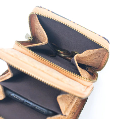 Cork Wristlet / Crossbody Phone Bag
