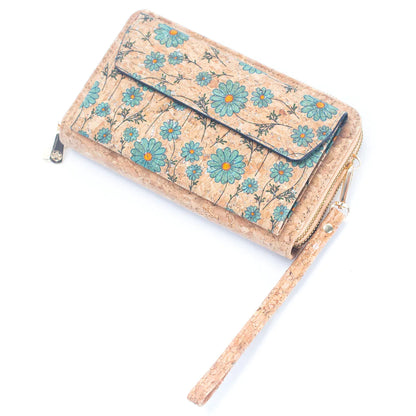 Cork Wristlet / Crossbody Phone Bag