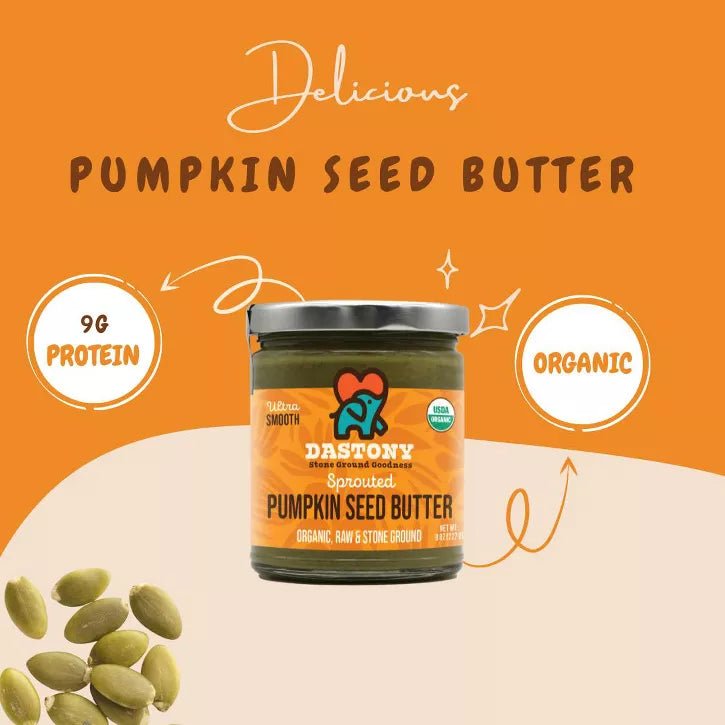 Organic Sprouted Pumpkin Seed Butter, 16oz - Vegan America