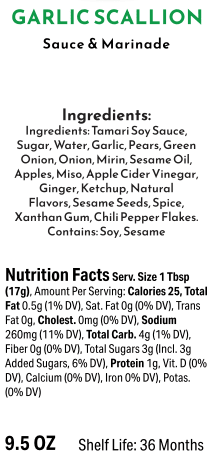 Garlic Scallion Marinade by TonTon® - Vegan America