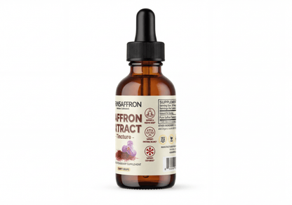 Premium Saffron Extract Tincture (Made With Pure Heray Saffron Threads) - Vegan America