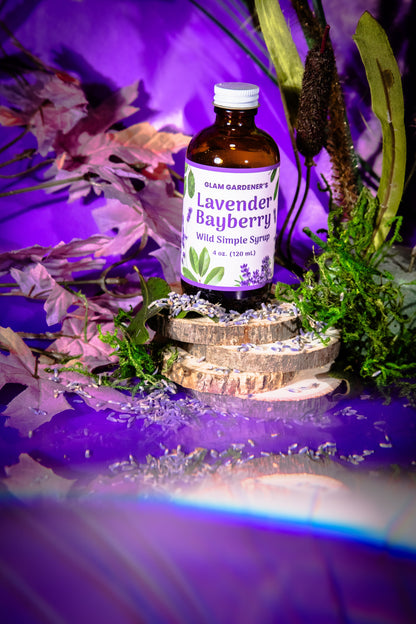 LAVENDER BAYBERRY • Wild Simple Syrup: a wildcrafted & organic liquid sweetener
