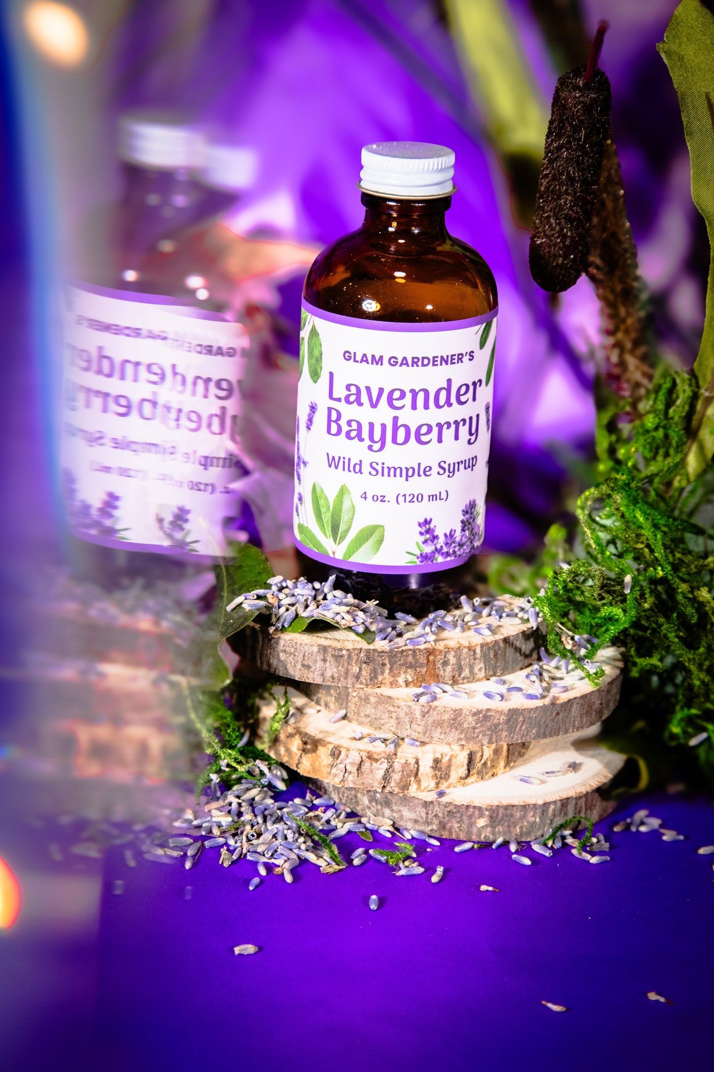 LAVENDER BAYBERRY • Wild Simple Syrup: a wildcrafted & organic liquid sweetener