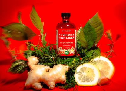 VEGAN FIRE CIDER | Superfood infused daily wellness tonic | Unsweetened with no honey