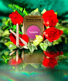 LOVERS • 5-pack of Herbal pre-rolls for smoking with wildcrafted and organic mullein, damiana, mint, and sage designed for lovers, aphrodisiac, and uplifting