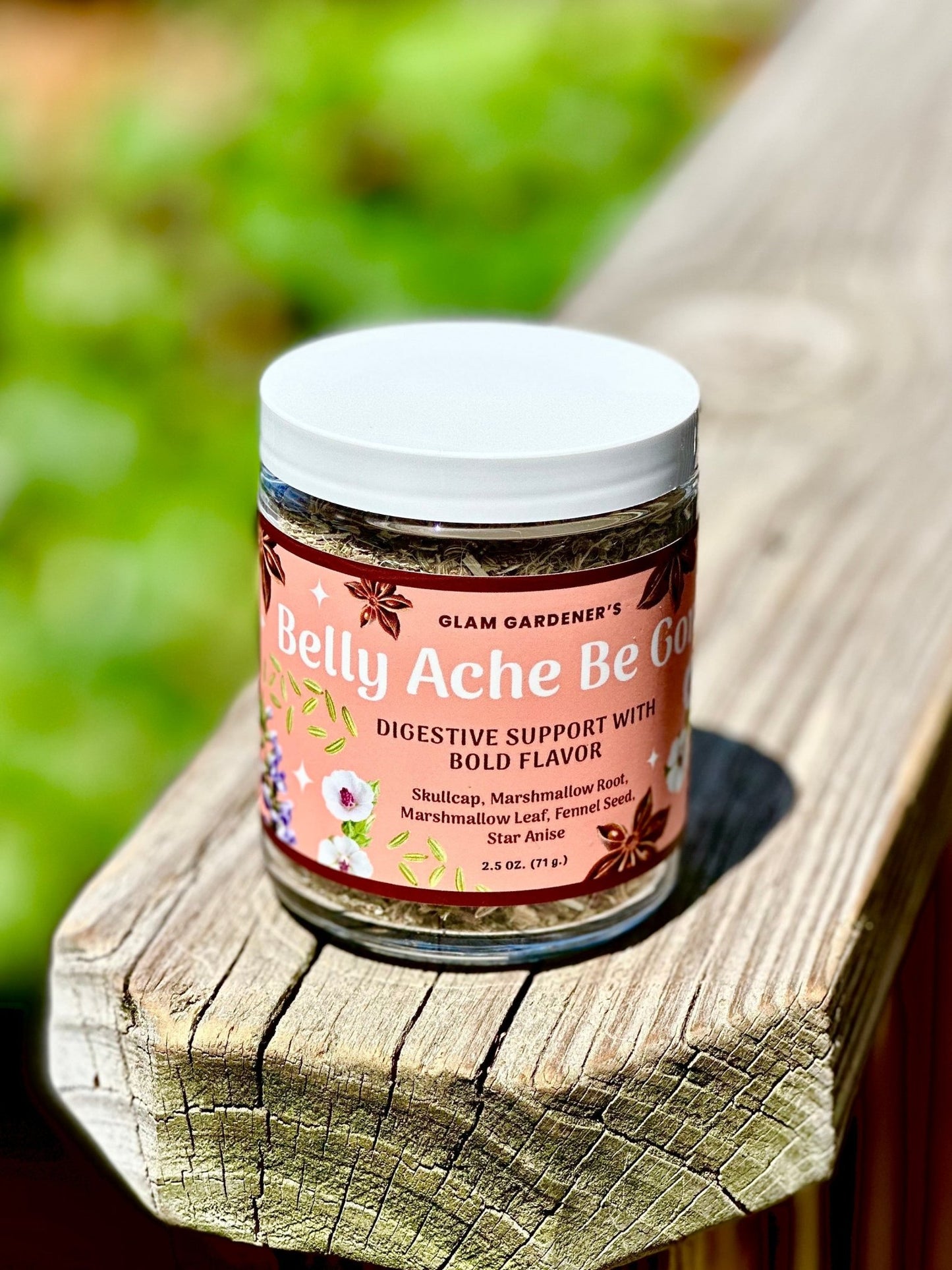 Belly Ache Be Gone •Looseleaf herbal tea for digestive support with Marshmallow Root, Skullcap, Star Anise & Fennel Seed - Vegan America