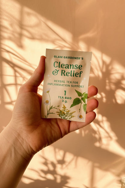 Cleanse & Relief • Single Tea Bag • Goldenrod, Stinging Nettle & Chamomile