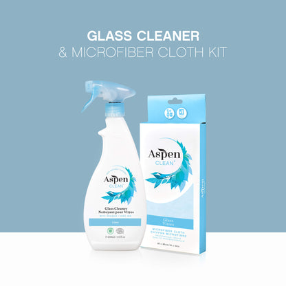 AspenClean Glass Cleaning Kit
