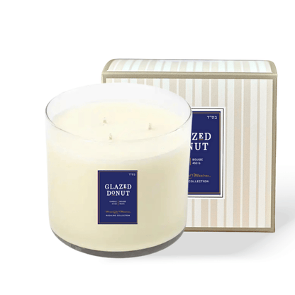 Glazed Donut Natural Candle 16oz 3 - Wick - Vegan America