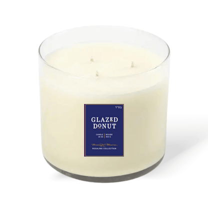 Glazed Donut Natural Candle 16oz 3 - Wick - Vegan America