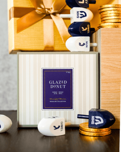 Glazed Donut Natural Candle 16oz 3 - Wick - Vegan America