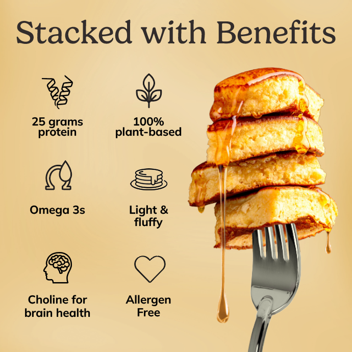 LiveComplete Pancake & Waffle Mix - Gluten & Allergen Free Blend - Cinnamon