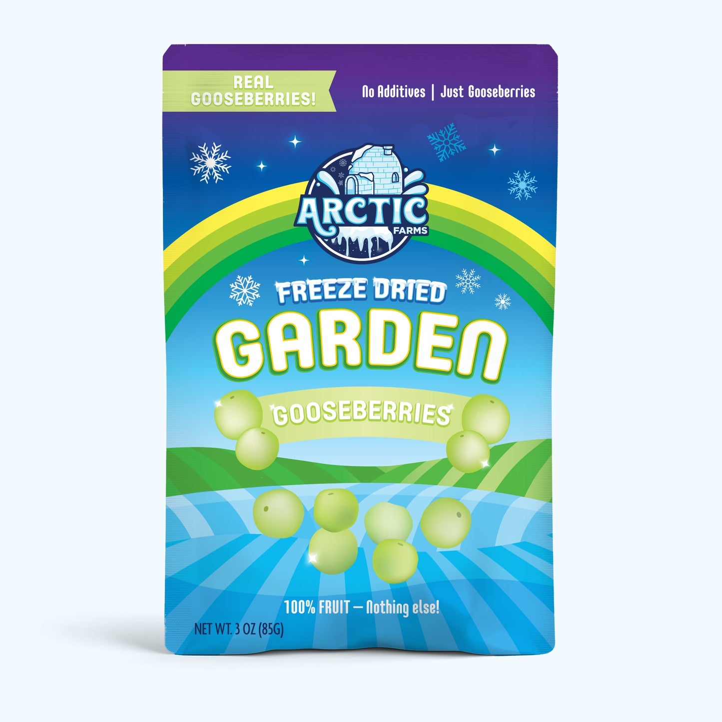 Freeze Dried Organic Green Gooseberries
