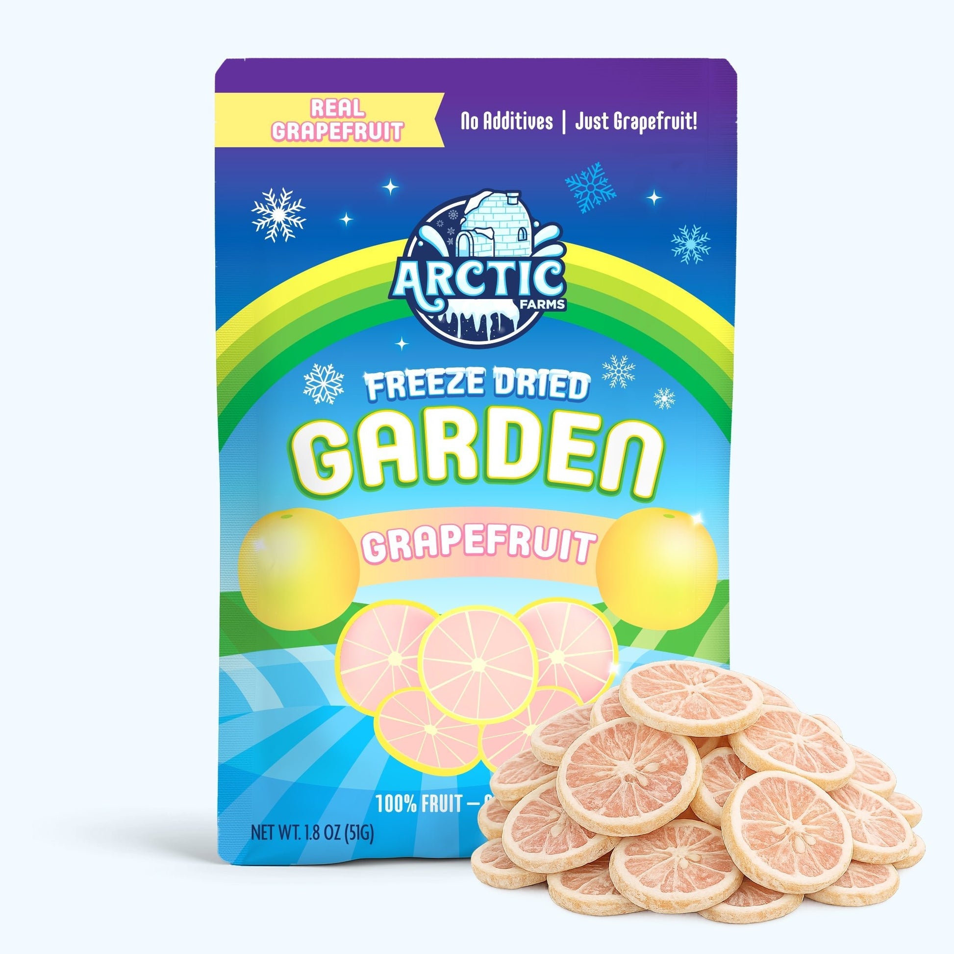 Freeze Dried Grapefruit Slices - Vegan America