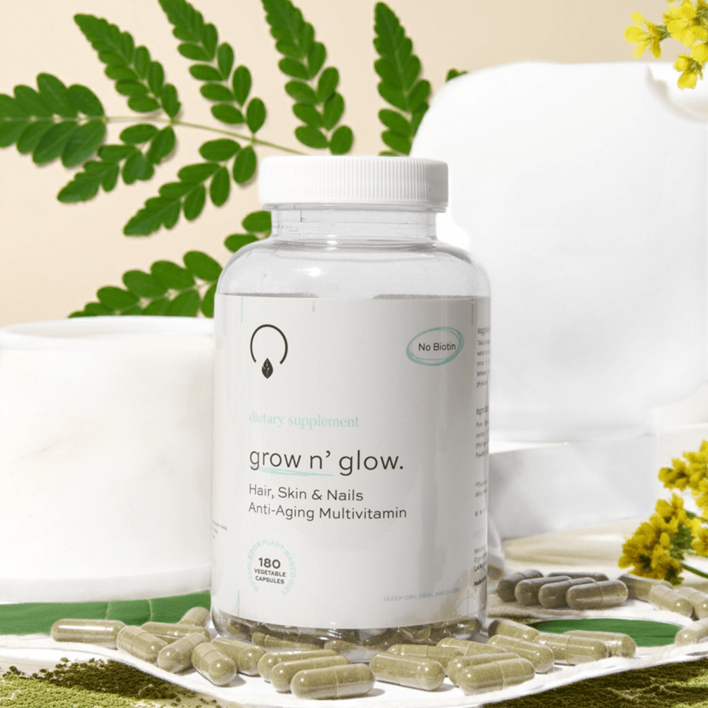 Grow N Glow Hair Skin Nails Anti Aging Multivitamins