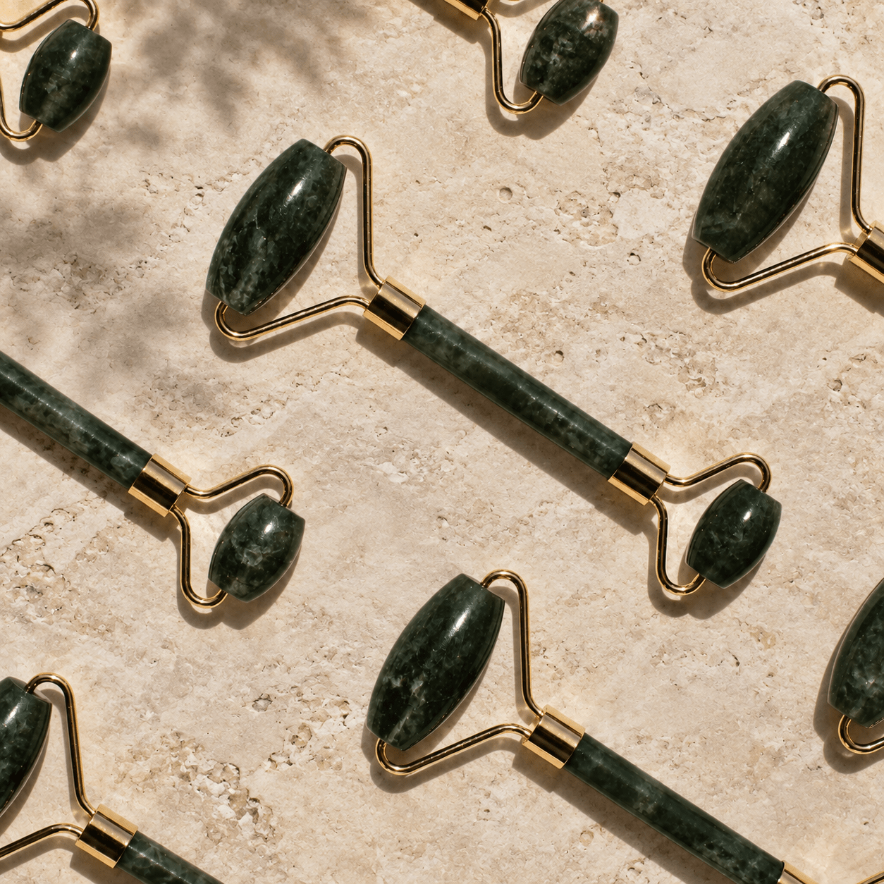 Gua Sha Jade Facial Roller Tool - Vegan America