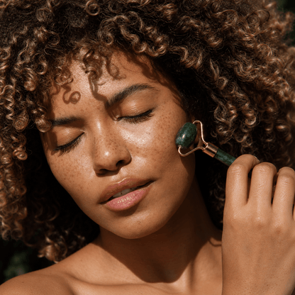 Gua Sha Jade Facial Roller Tool - Vegan America